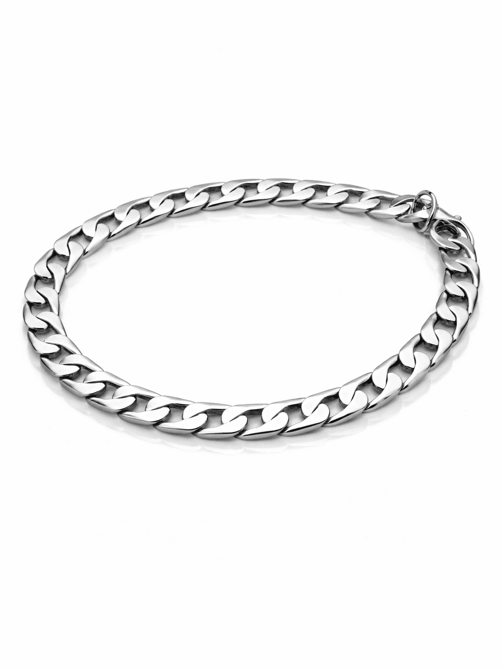 Men's Sterling Silver Classic Curb Link Bracelet