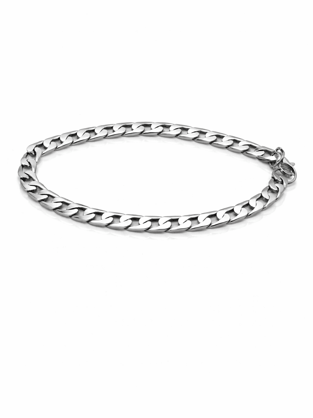 Men's Sterling Silver Classic Curb Link Bracelet