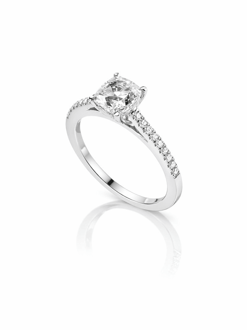 Classic Cushion Cut Engagement Ring