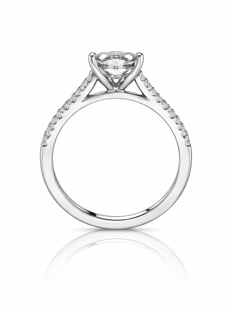 Classic Cushion Cut Engagement Ring