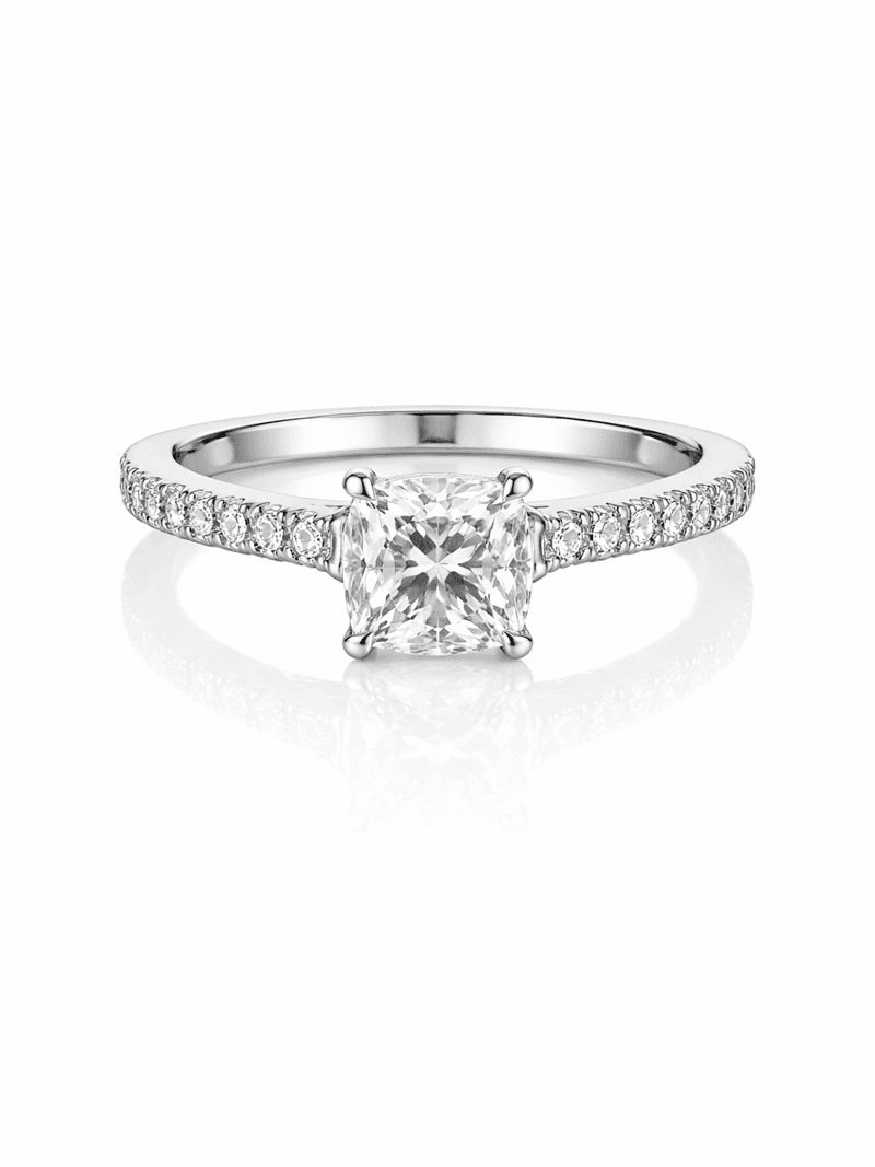 Classic Cushion Cut Engagement Ring